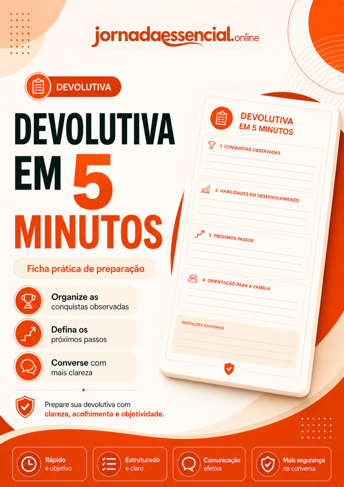 Capa: Devolutiva em 5 minutos
