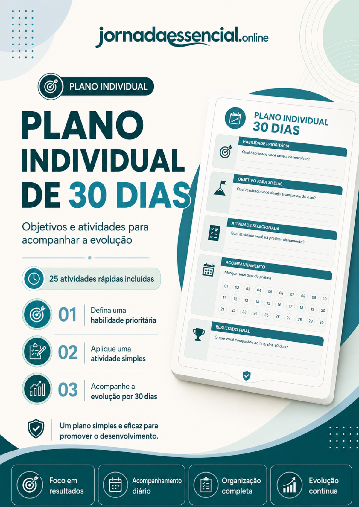Capa: Plano Individual de 30 Dias